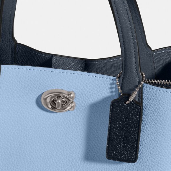 Coach Willow Tote Bag 24 In Colorblock - Picture 3 of 10